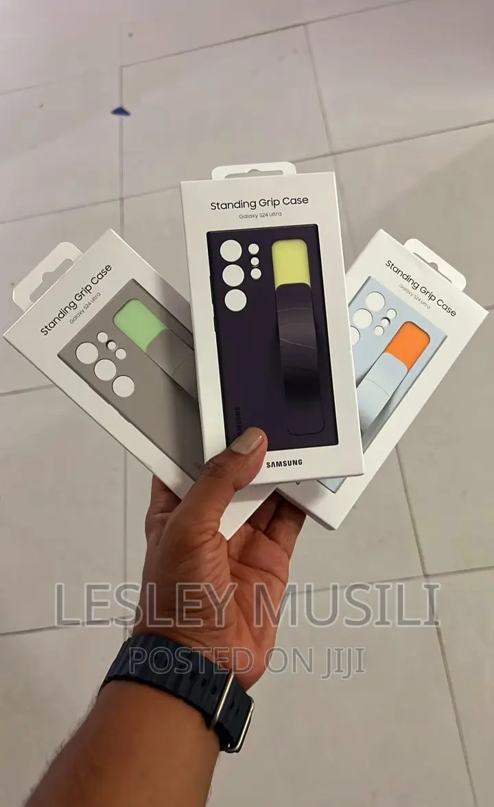 Standing Grip Case For Samsung Galaxy S24 Ultra