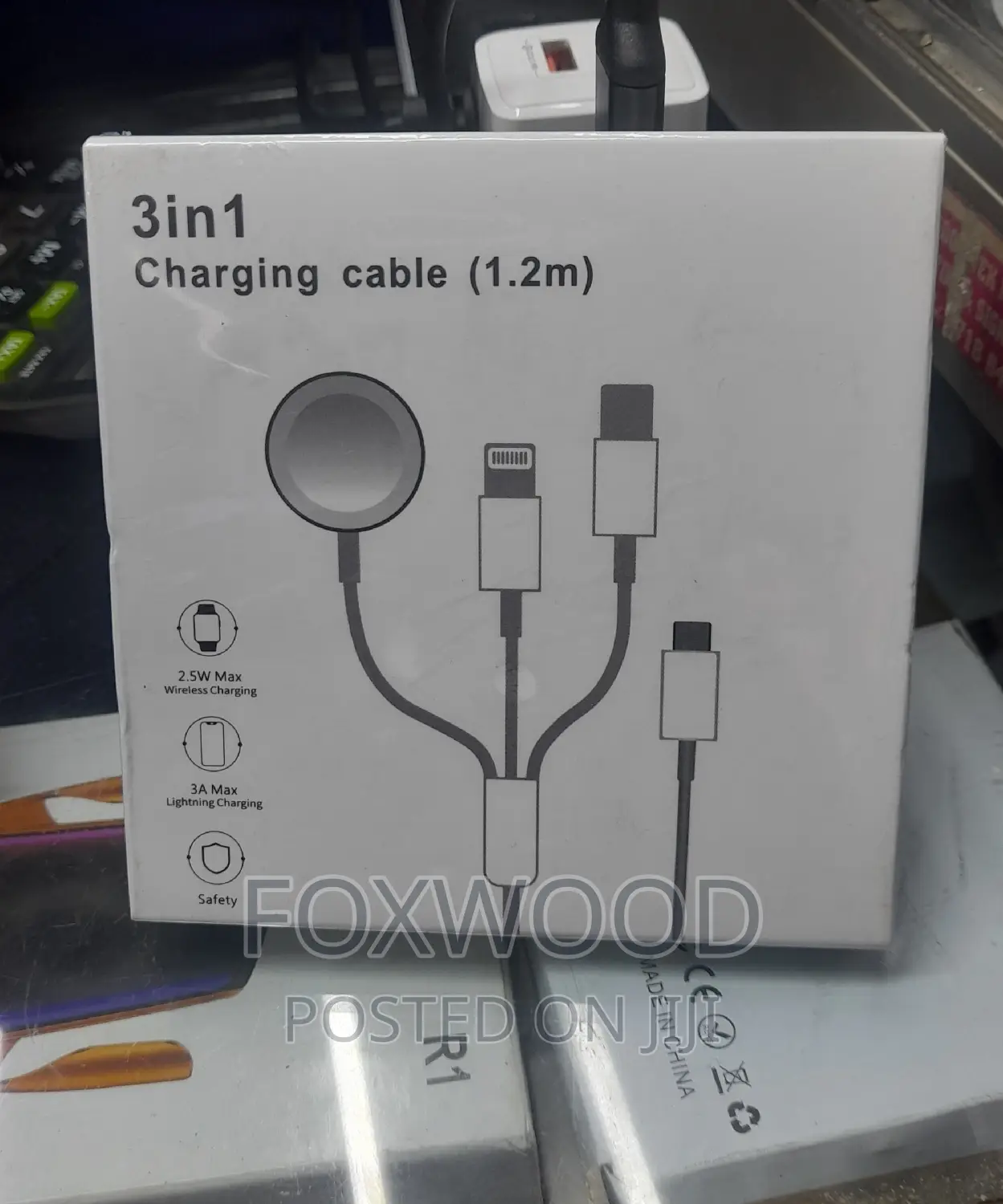 3 in 1 Type C Watch Charger for Apple Watch iPhone Usb-C