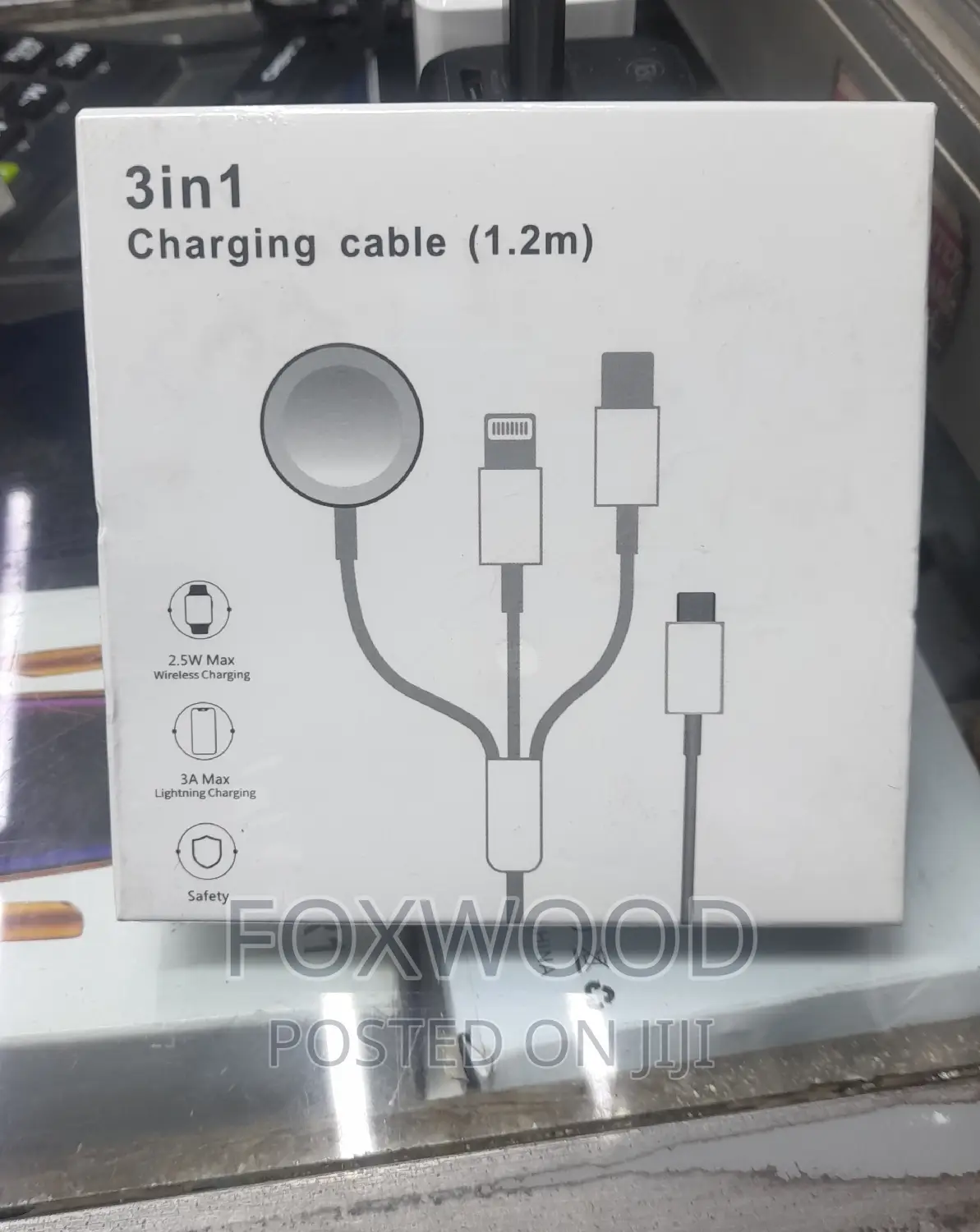 3 in 1 Type C Watch Charger for Apple Watch iPhone Usb-C
