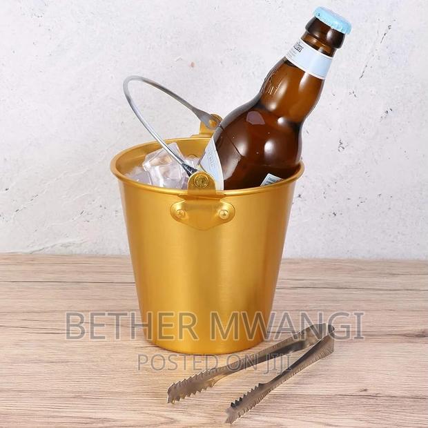 Steel Ice-Cube Bucket