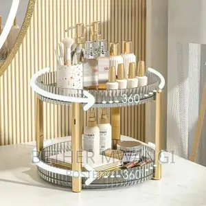 360° Acrylic Rotating 2 -Tier Decorative Organiser