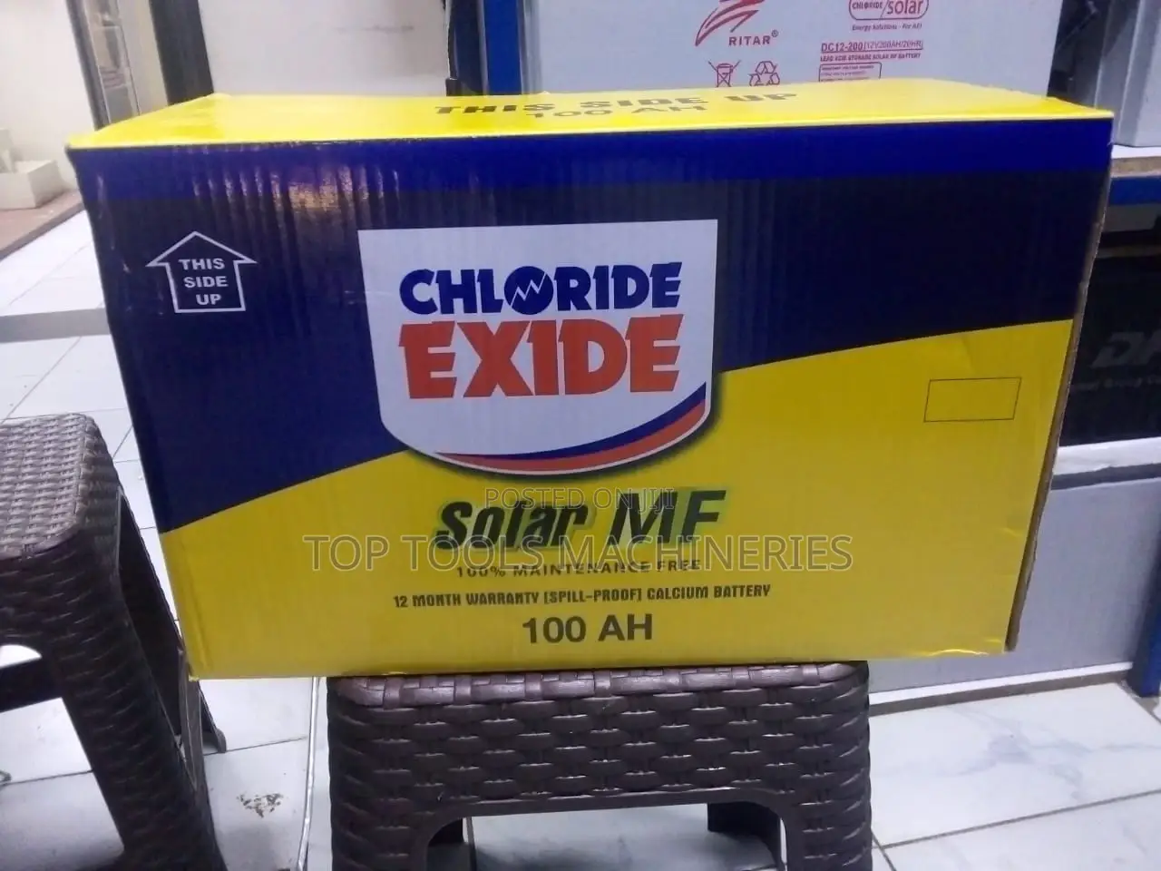 Chloride Exide 100ah Dry Battery