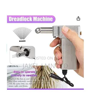 6 Head Stainless Steel Artificial Sisterlocs Dreadloc Crotchet Machine