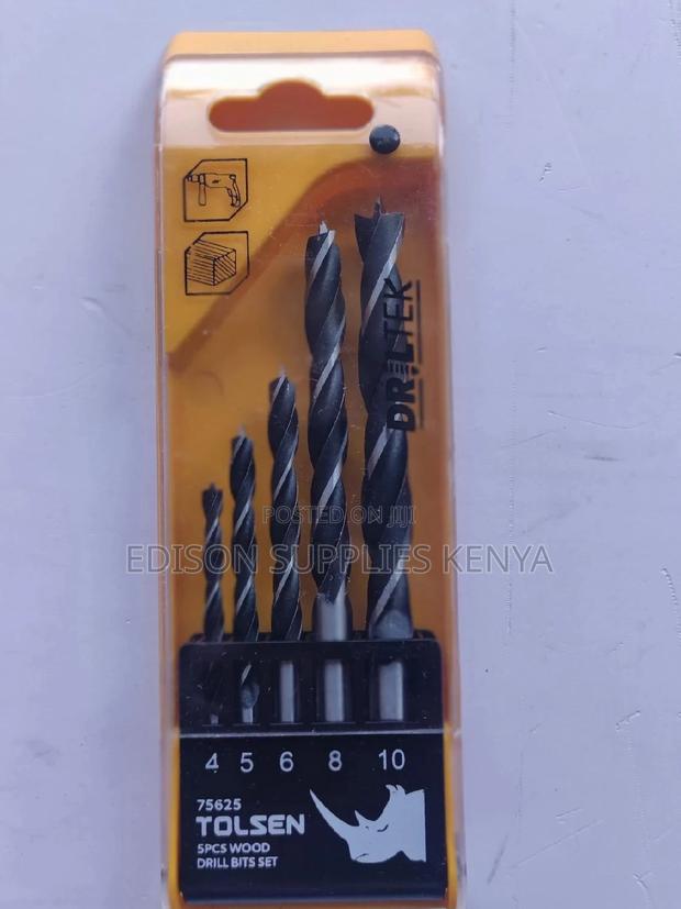 Wood Drill Bits Tolsen 5pcs Wood Drill Bits Set 75625 - main view
