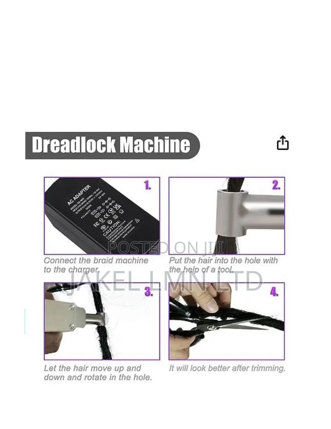 Instant Loc Machine- Dreadlock Crotchet Machine