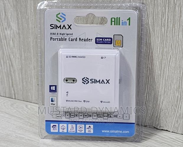 USB 2.0 Portable Card Reader - main view