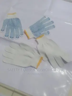 Hand Protective Cotton Dotted Glove