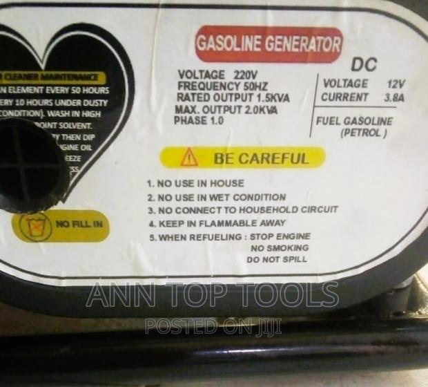 Honda 1.5kva Petrol Generator - thumbnail 3