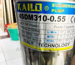 Kailo 0.75hp 62m Head Submersible Pump