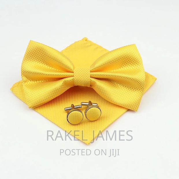 Yellow Bowtie Set. - main view