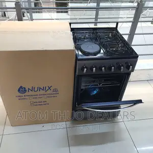 Nunix Stainless 3 in One /3+1 Standing Cooker- Electric Oven