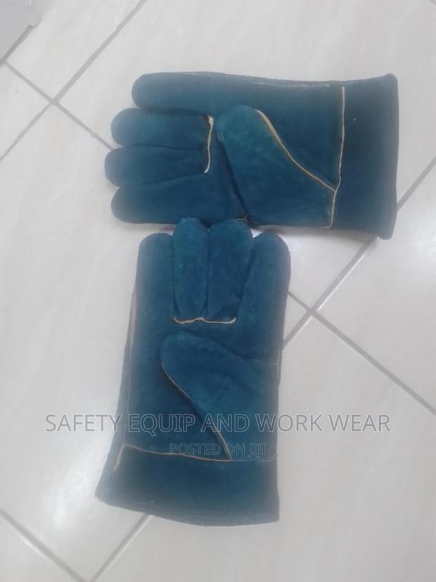 Short Working Leather Glove