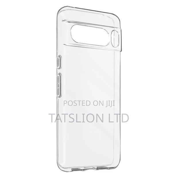Google Pixel 8 Pro Soft Silicone Clear Cover Case - main view