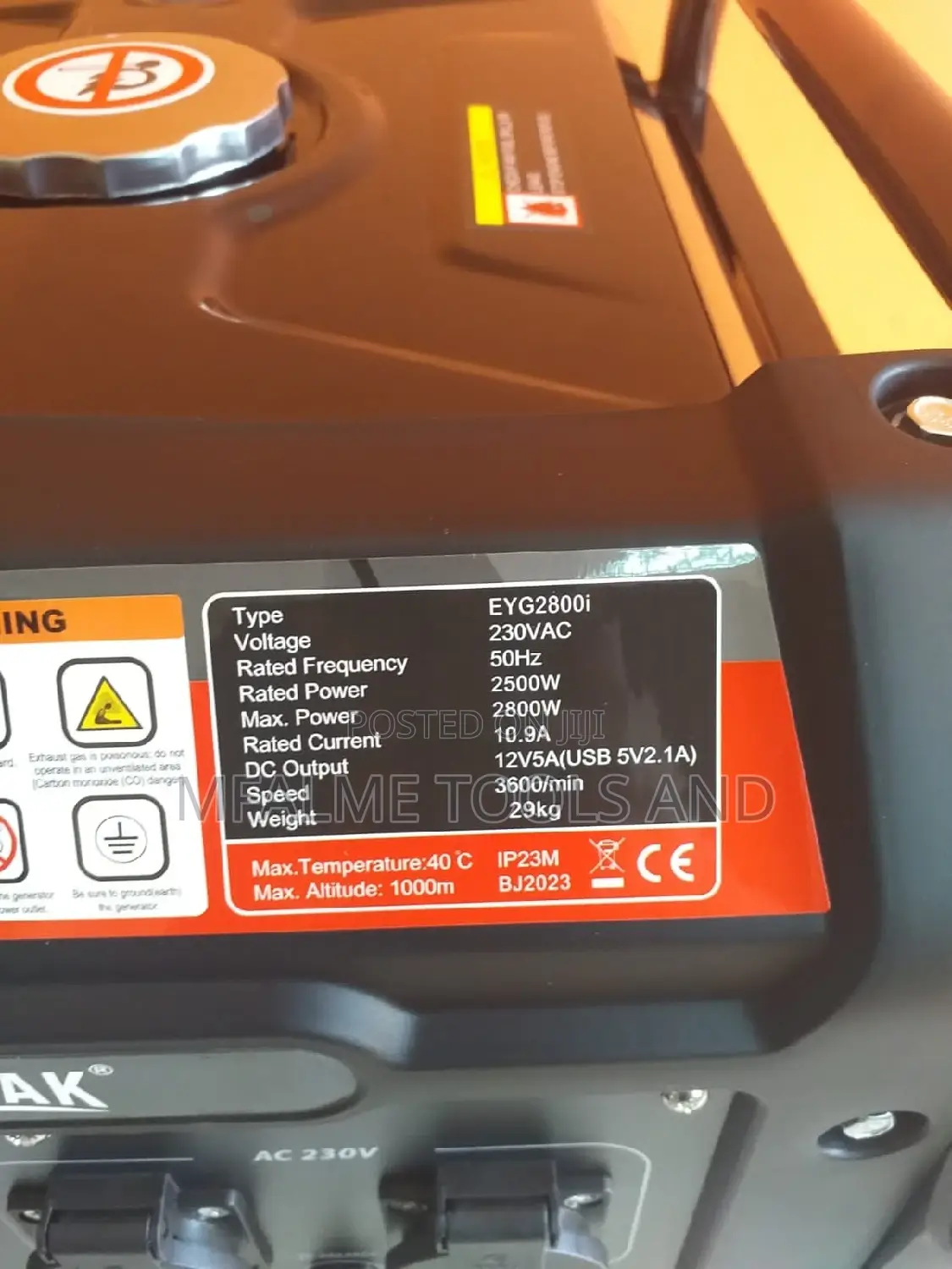 Inverter Generator Pure Sine Wave Supersilent Petrol 2.5kva