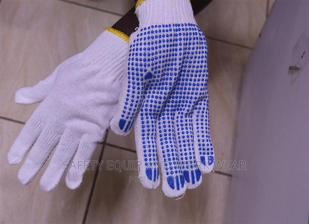 Protective Cotton Dotted Gloves