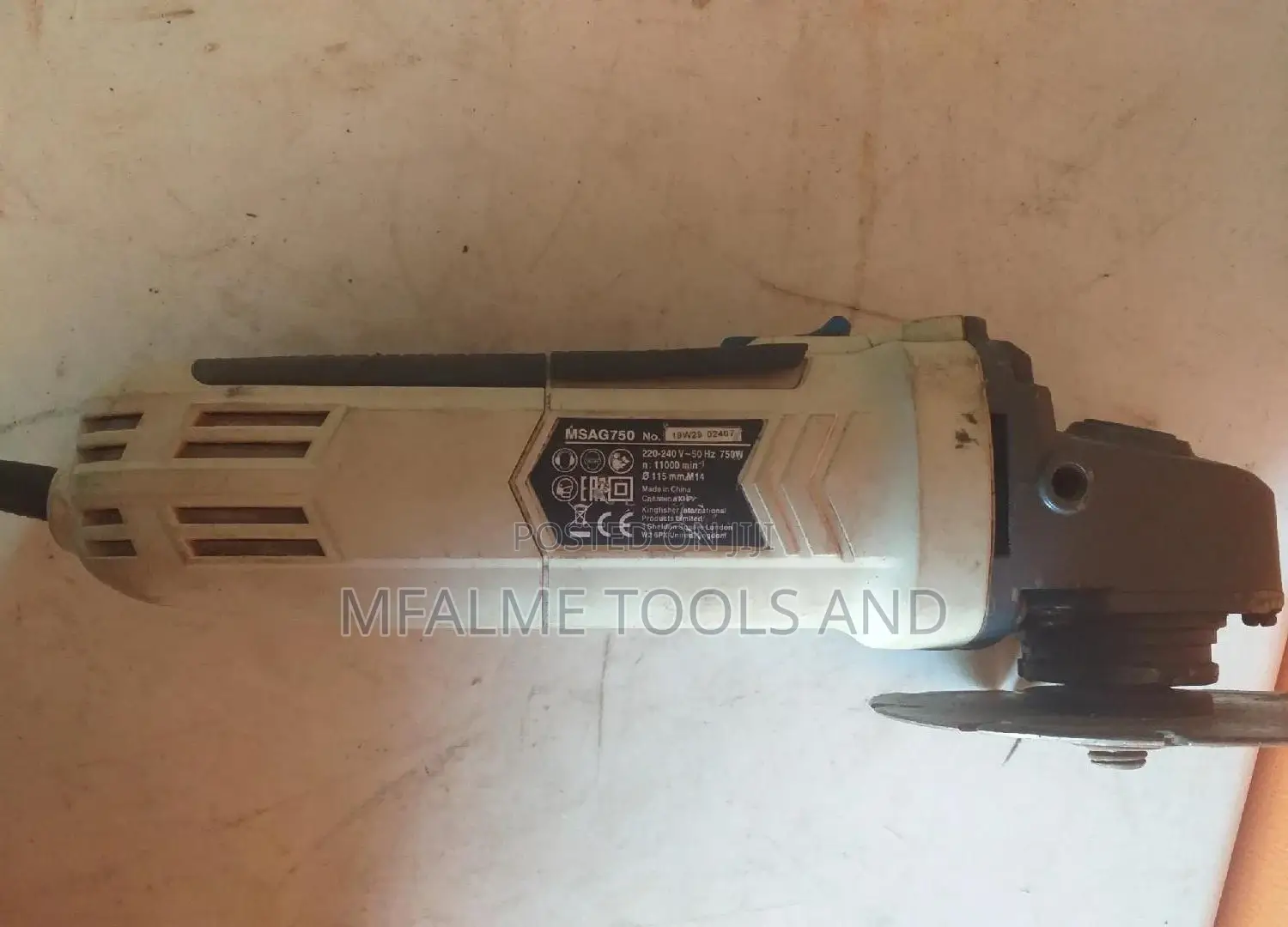 Angle Grinder -Genuine Bosch 750w, 240v Small 115mm - Ex -Uk
