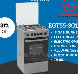 Eurochef 50*55 3+1 Standing Cooker With Eletric Oven