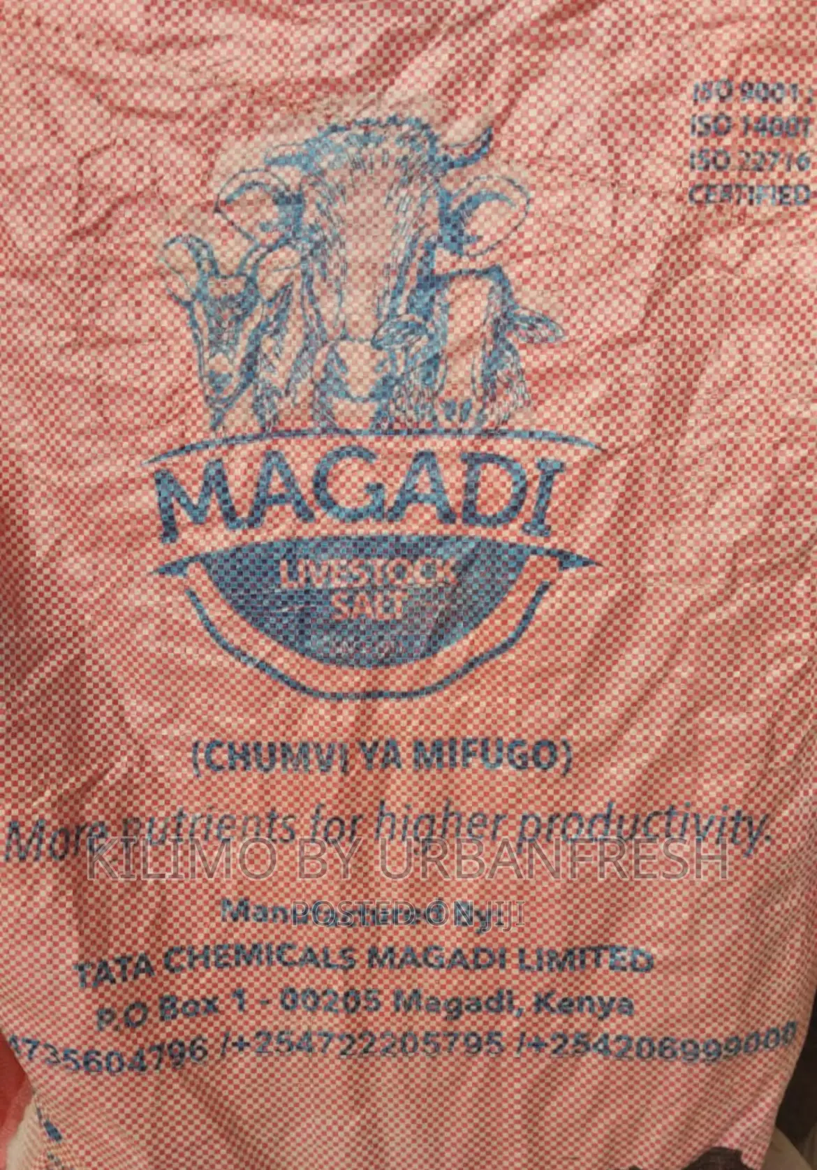 Magadi Livestock Salt 50kgs
