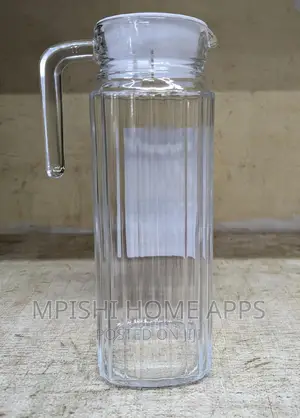 1.1ltr Fridge Glass Water Jug