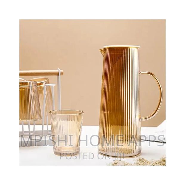 7pc High Quality Borosilicate Glass Jug Set