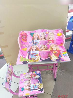 Pink Kids Study Desk and Table - thumbnail 2