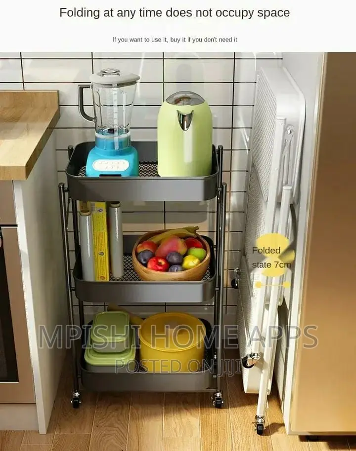 3 Tier Multifunction Storage Trolley