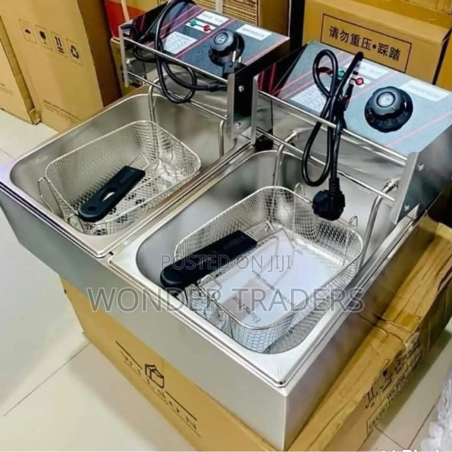Nunix Double Deepfryer! Double Deep Fryer