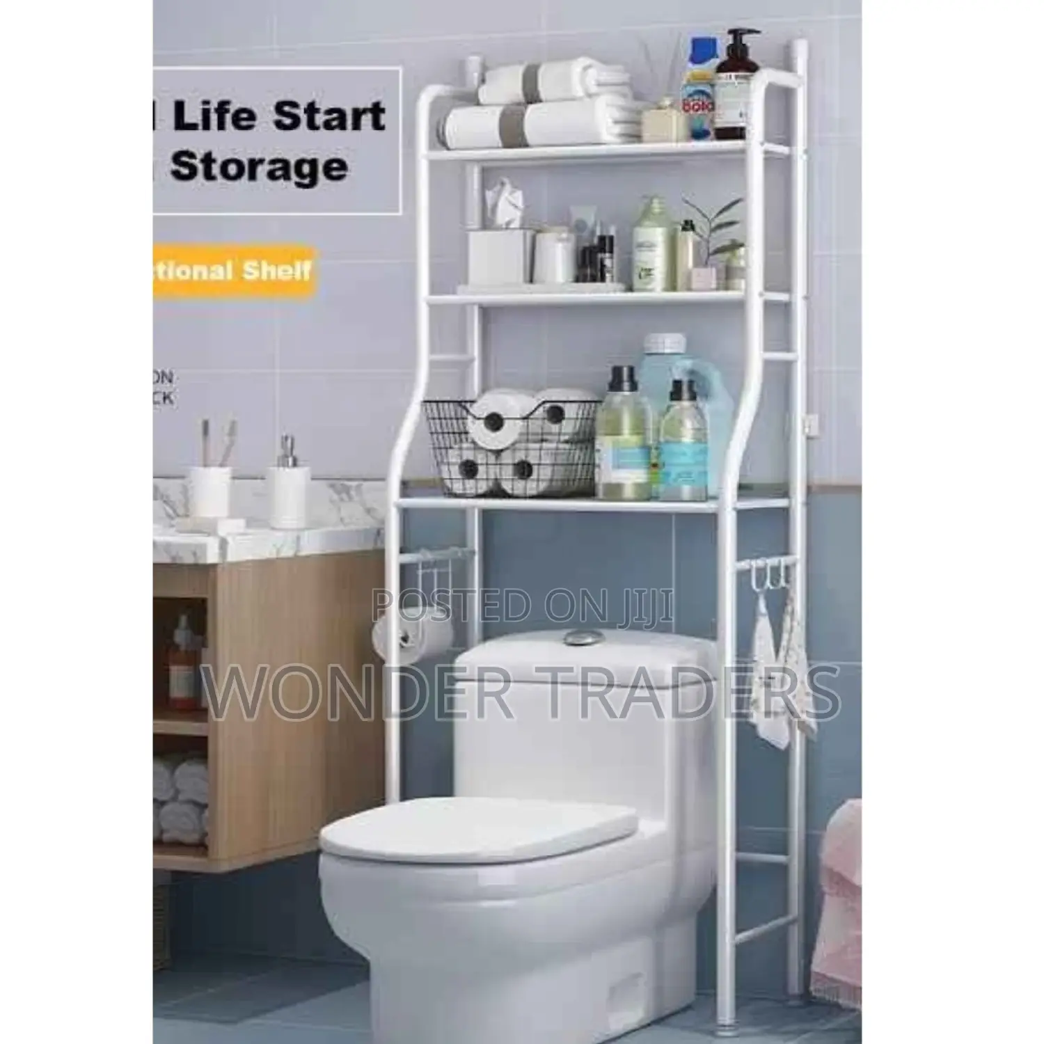 Over the Toilet Rack / Toilet Organizer .
