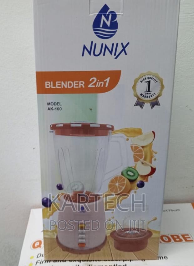 Ak-100 Nunix 2 in 1 Electric Blender