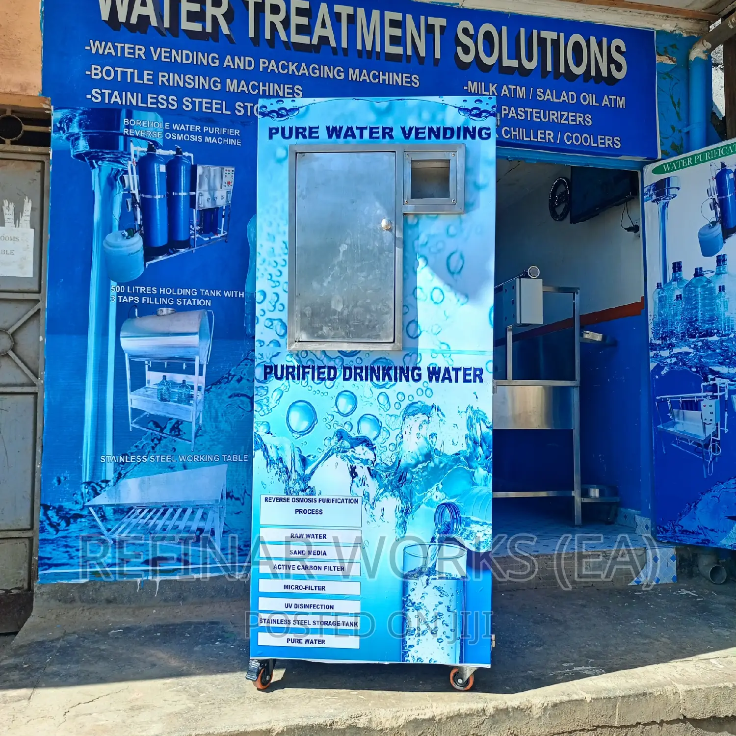 Different Types of Drinking Water Refilling Machines
