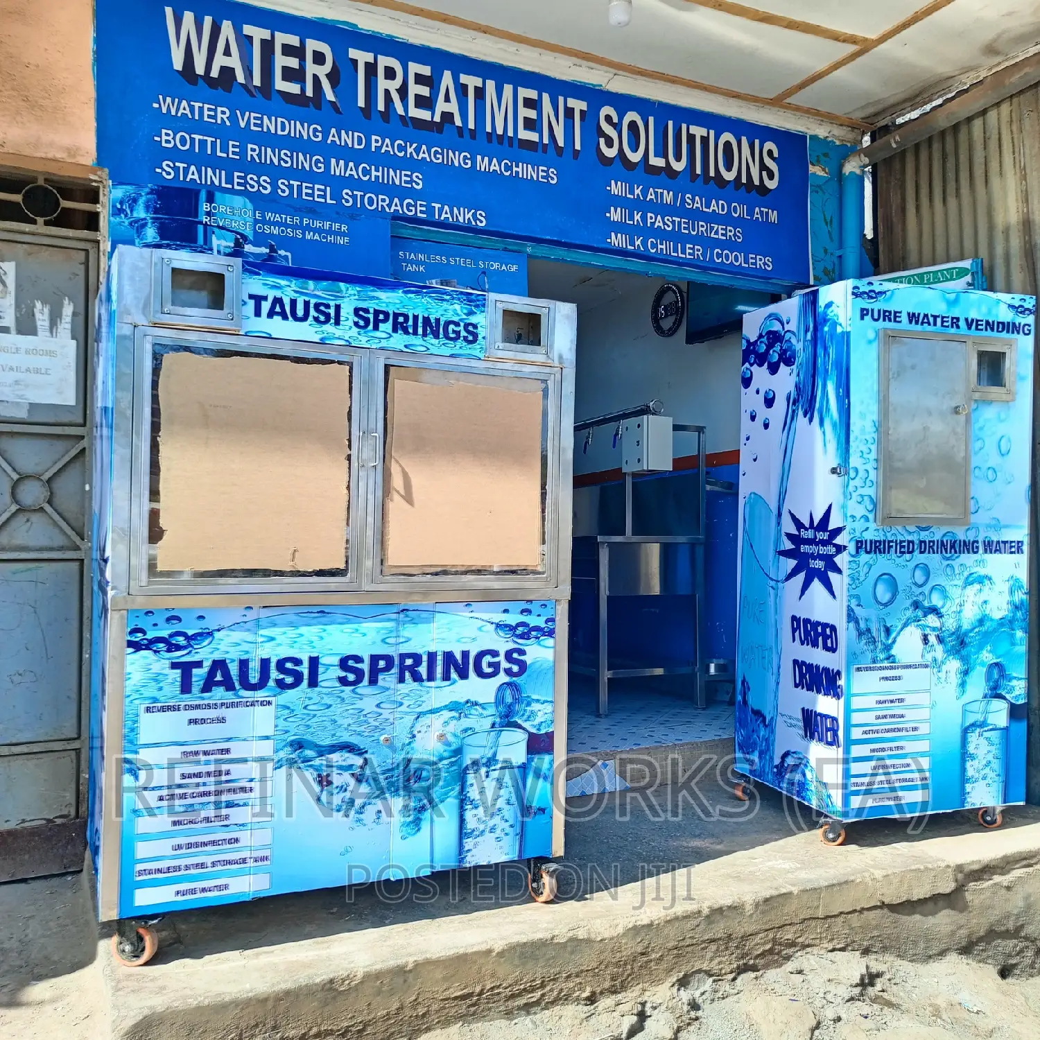 Automatic Purified Water Vending ATM / Stations