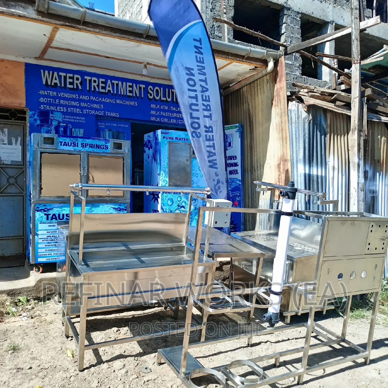 Automatic Purified Water Vending ATM / Stations