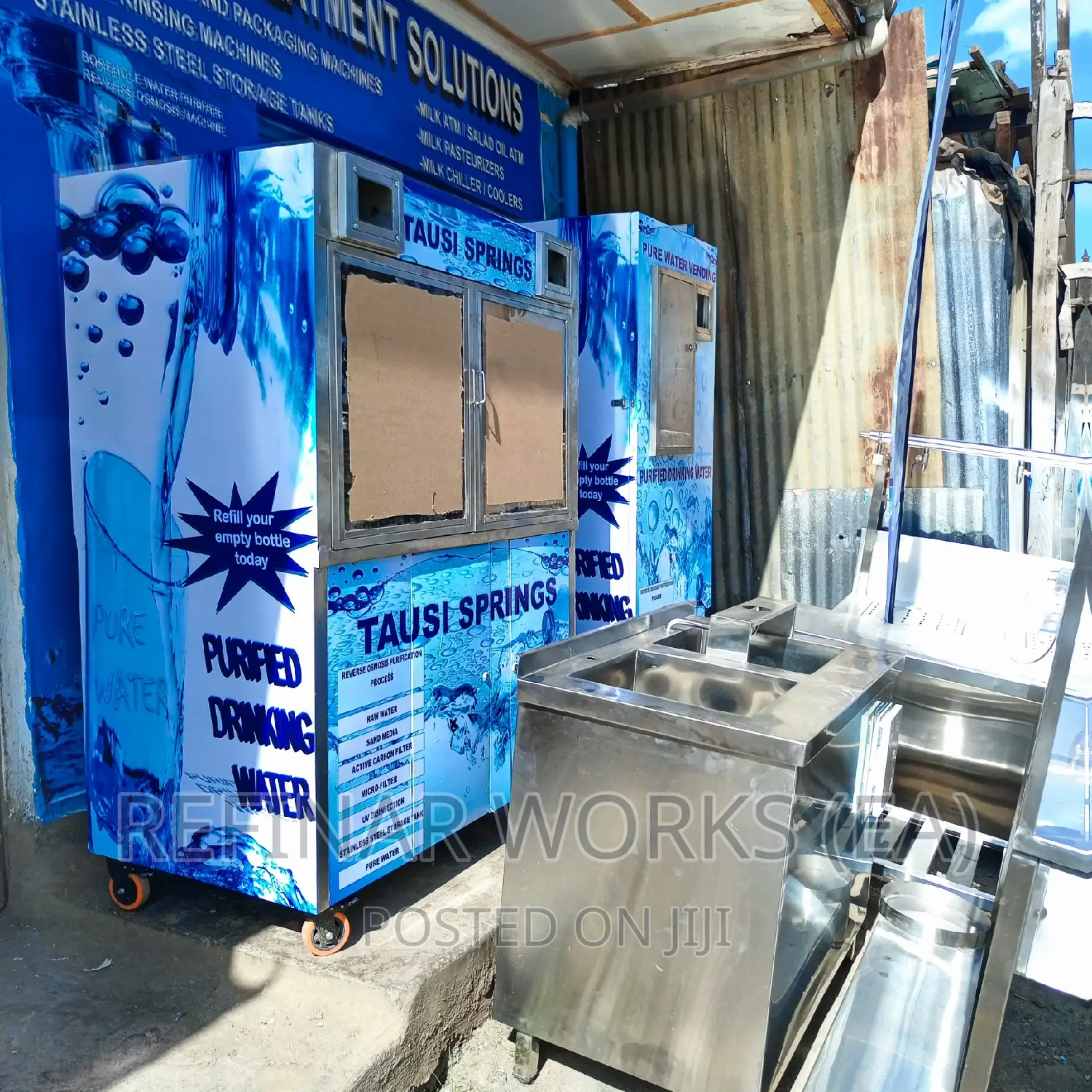 County Council Water Vending And Purification Cabinet