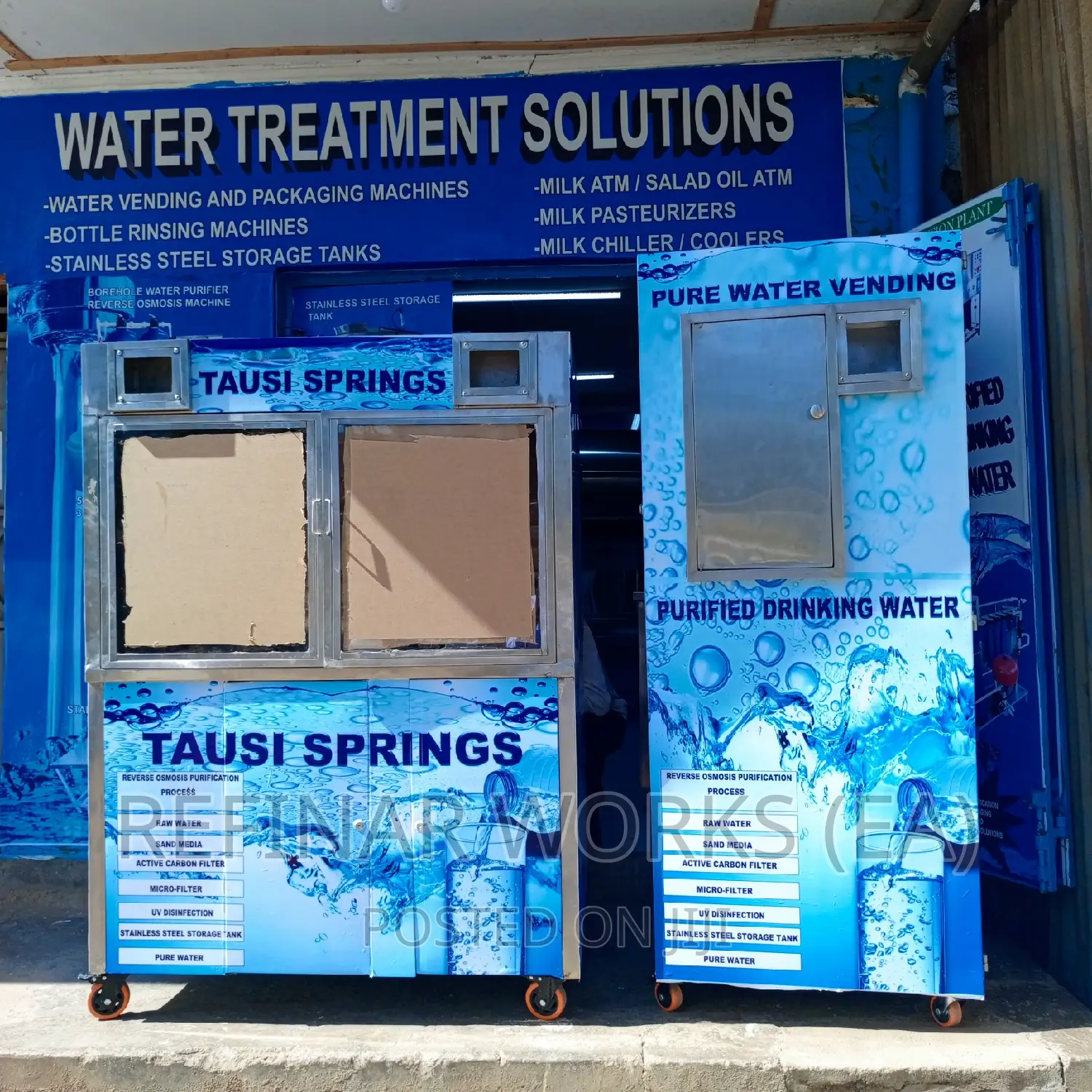 Freshwater Coin Acceptor Water Filling Station