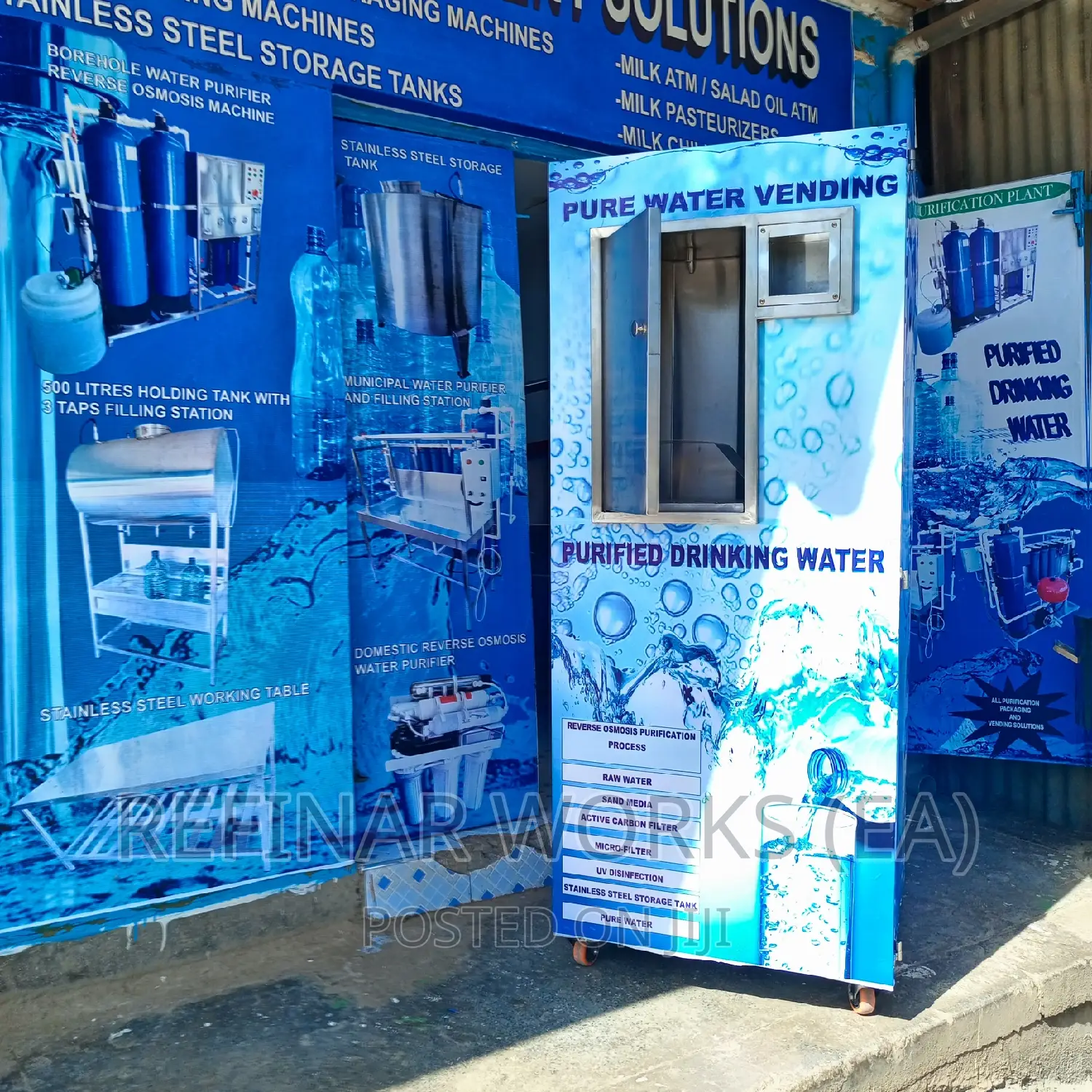Single Cabinet Water Vending Machine - For Refilling Station
