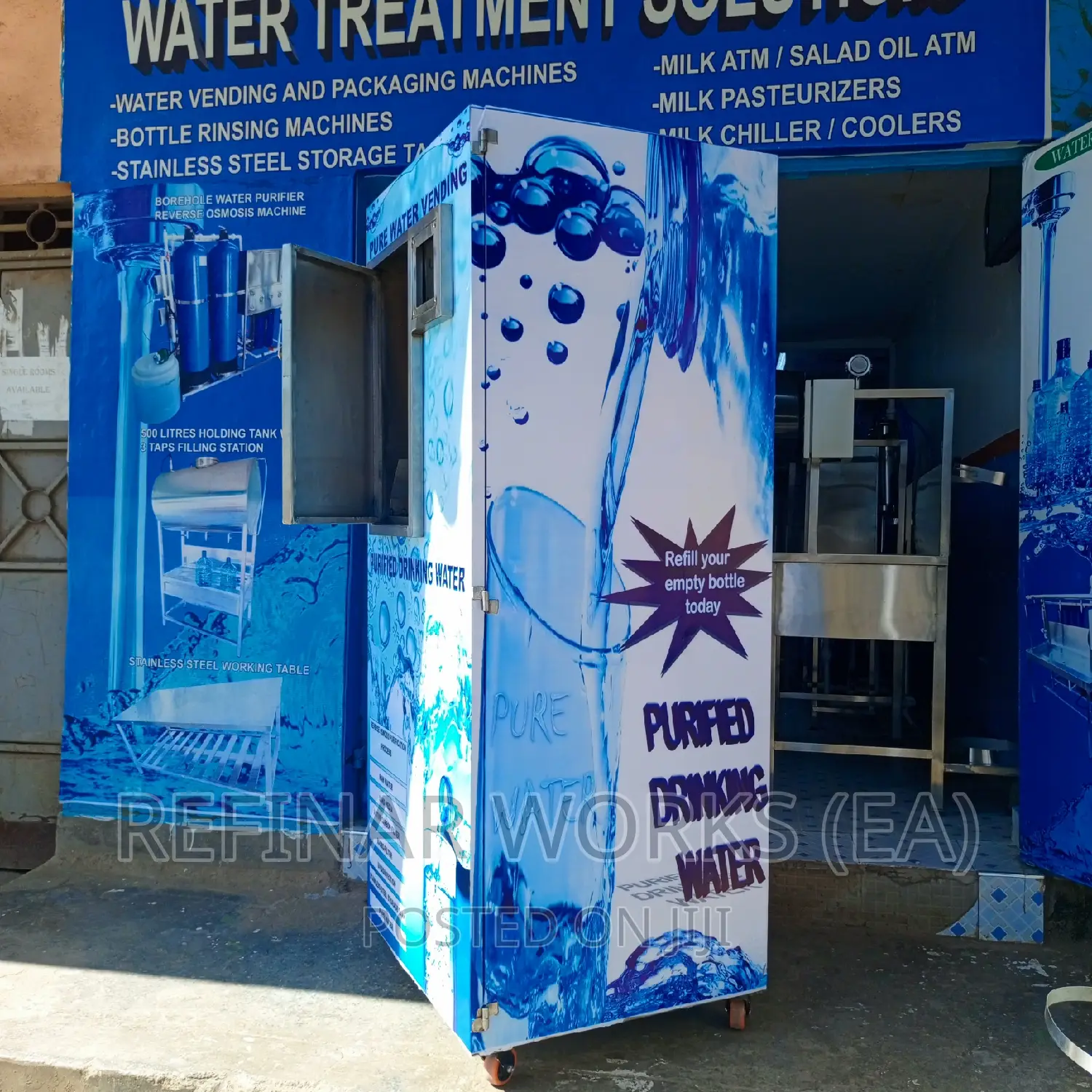 Single Cabinet Water Vending Machine - For Refilling Station