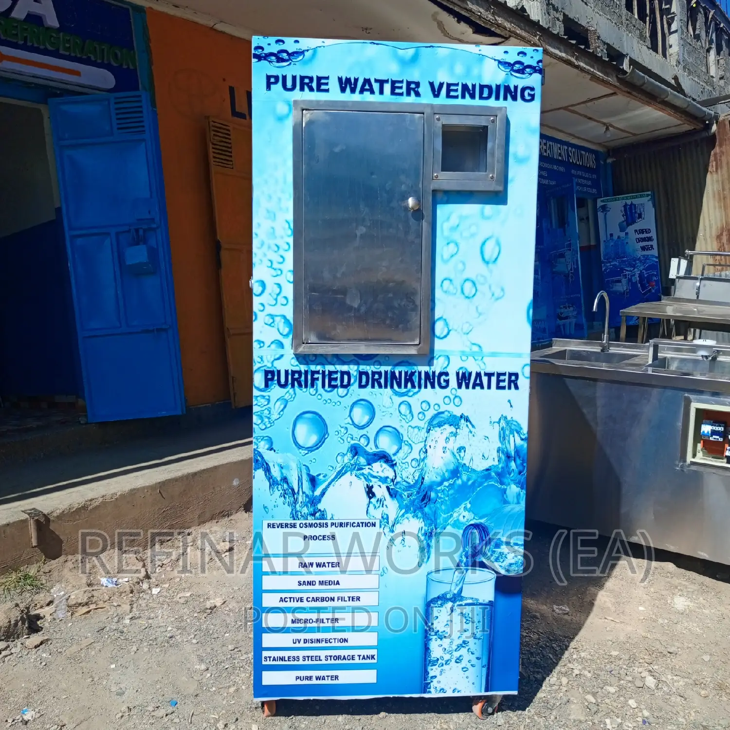 Single Cabinet Water Vending Machine - For Refilling Station