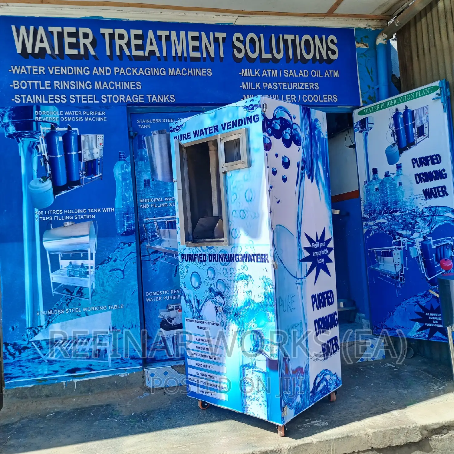 Single Cabinet Water Vending Machine - For Refilling Station
