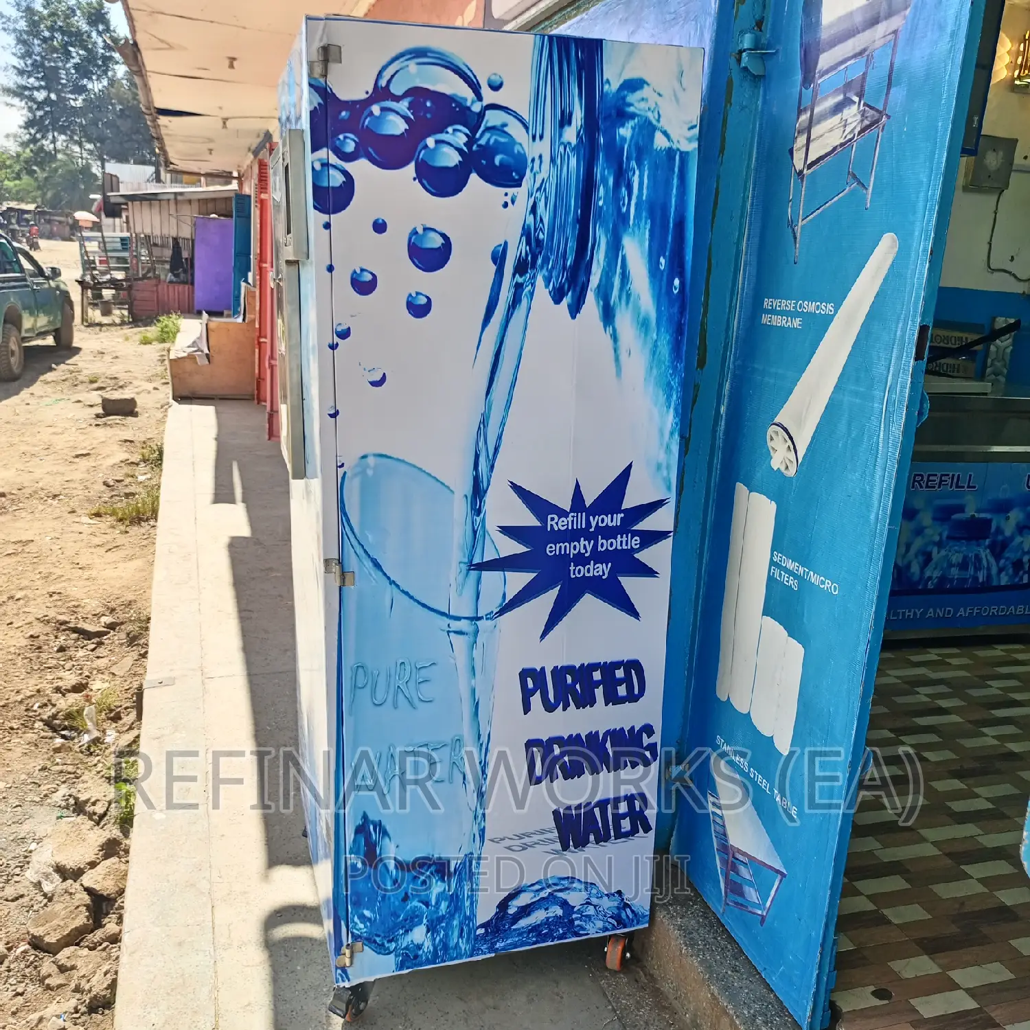 Single Cabinet Water Vending Machine - For Refilling Station