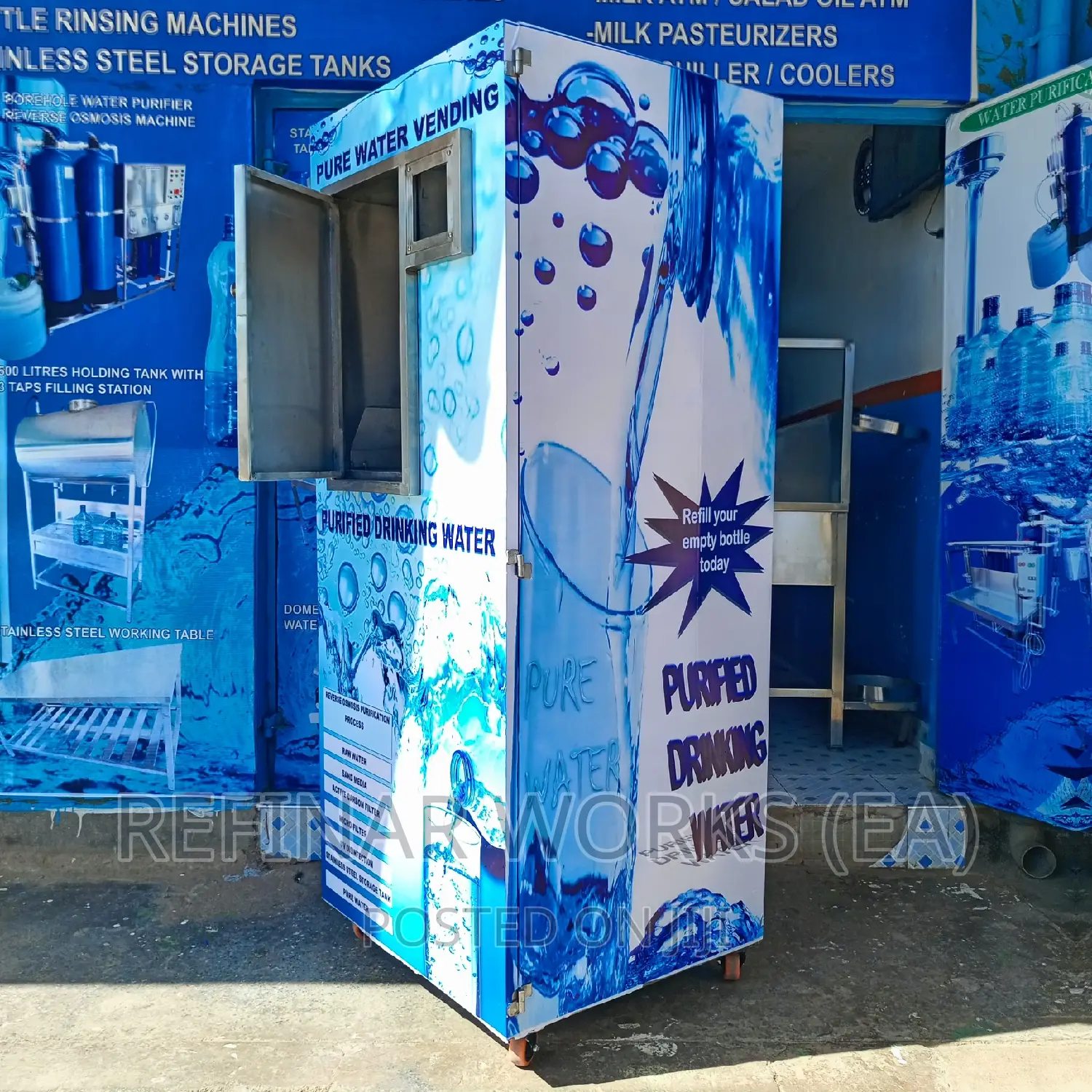 Single Cabinet Water Vending Machine - For Refilling Station