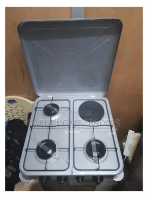 Nunix Table Top Cooker 3 Gas + 1 Electric Burner Stove