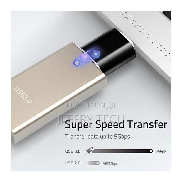 1PC USB to Type C Adapter OTG Converter Silver - thumbnail 2