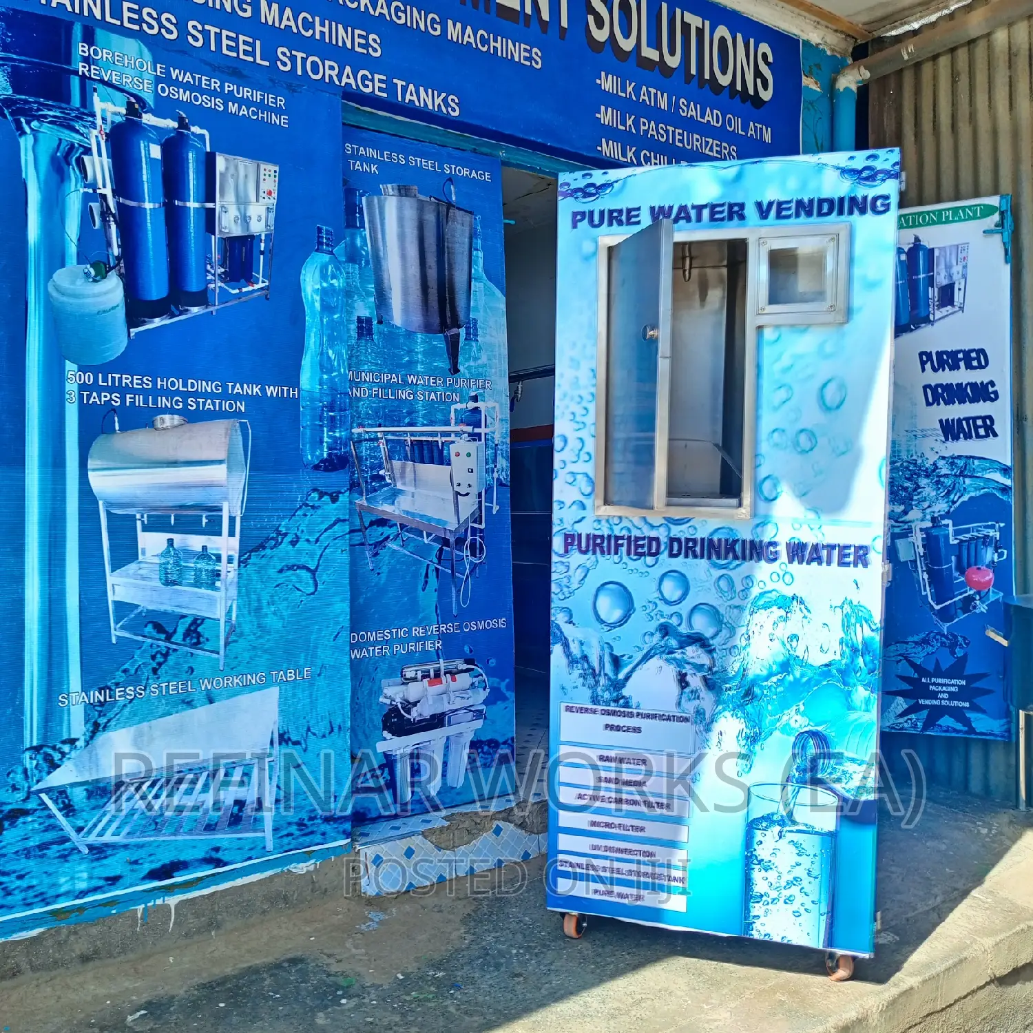 Water ATM / Water Vending Station / Cabinet Style