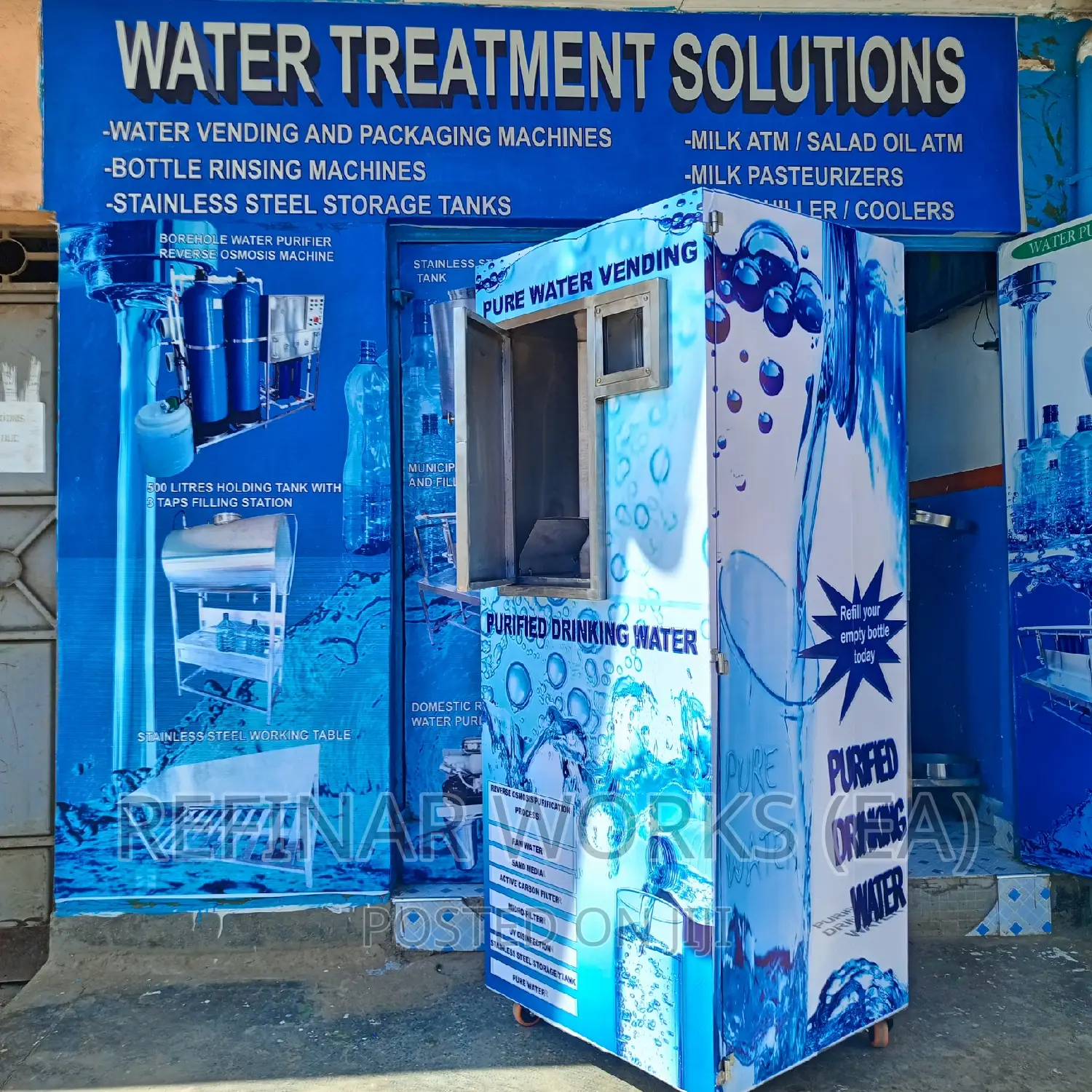 Water ATM/Vending Business Machine Programmable