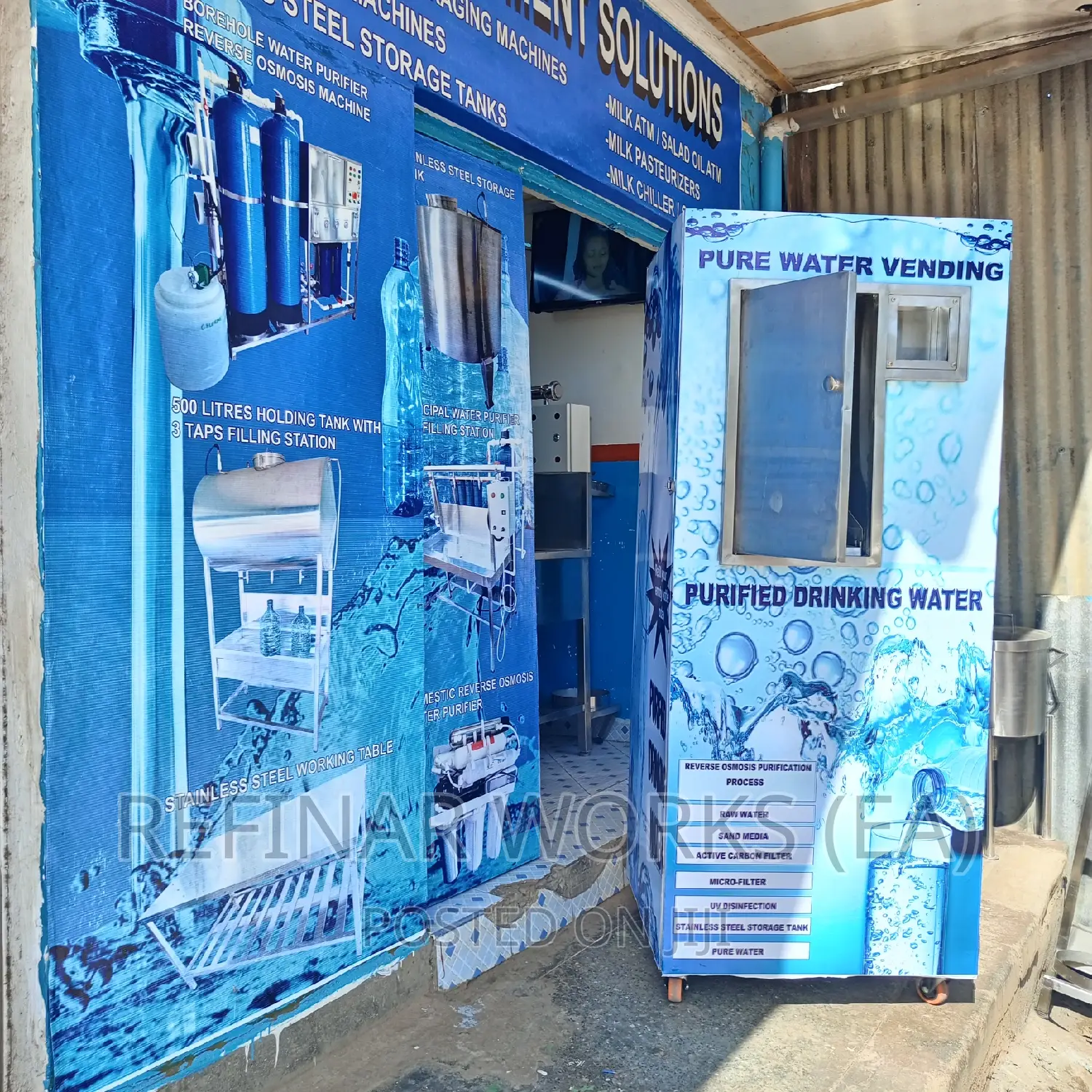 Water ATM/Vending Business Machine Programmable