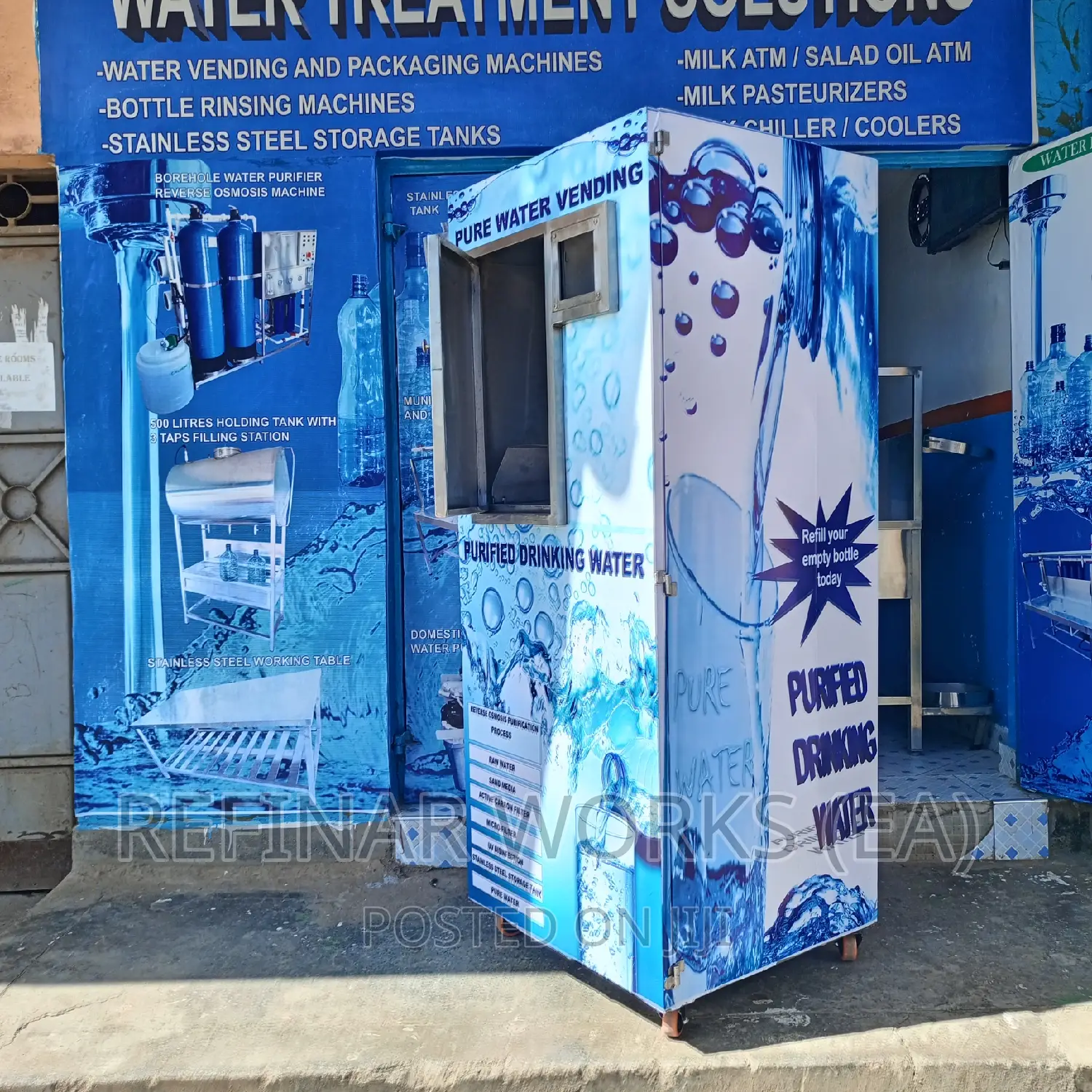 Water ATM/Vending Business Machine Programmable