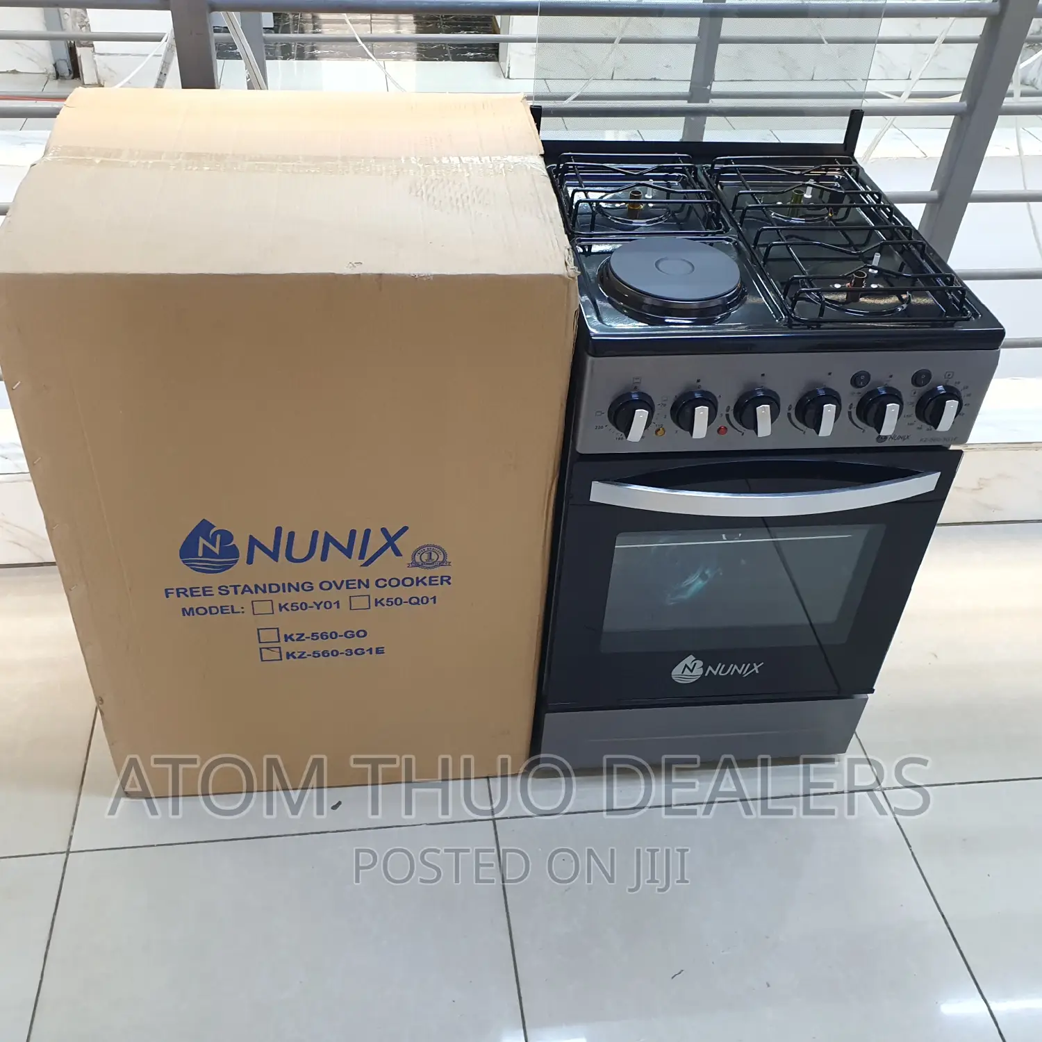 3+1 Nunix Electric Oven Standing Cooker 50*55