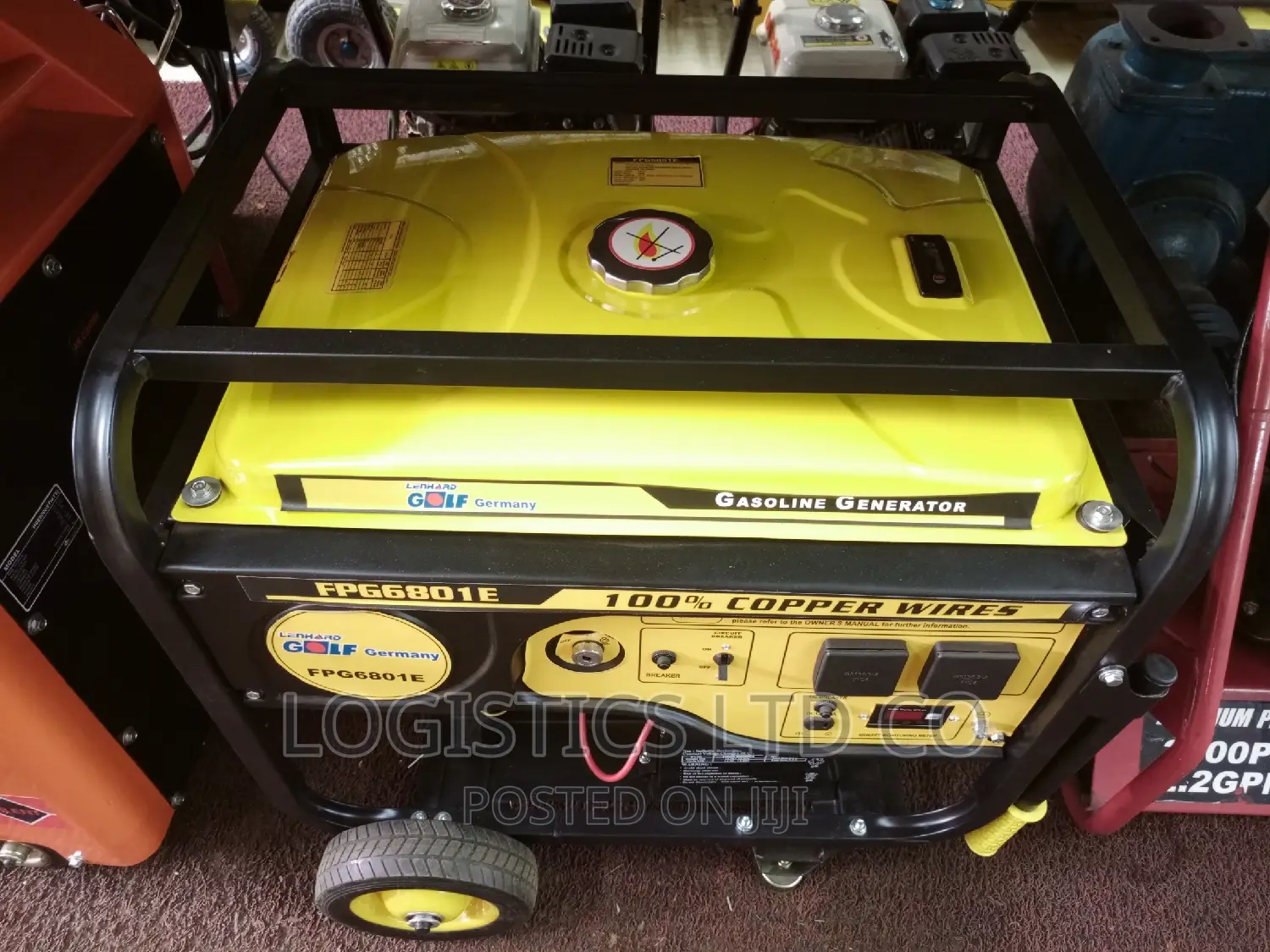 7.5kva Lenhard Golf Gasoline Petrol Generator Fpg6801e
