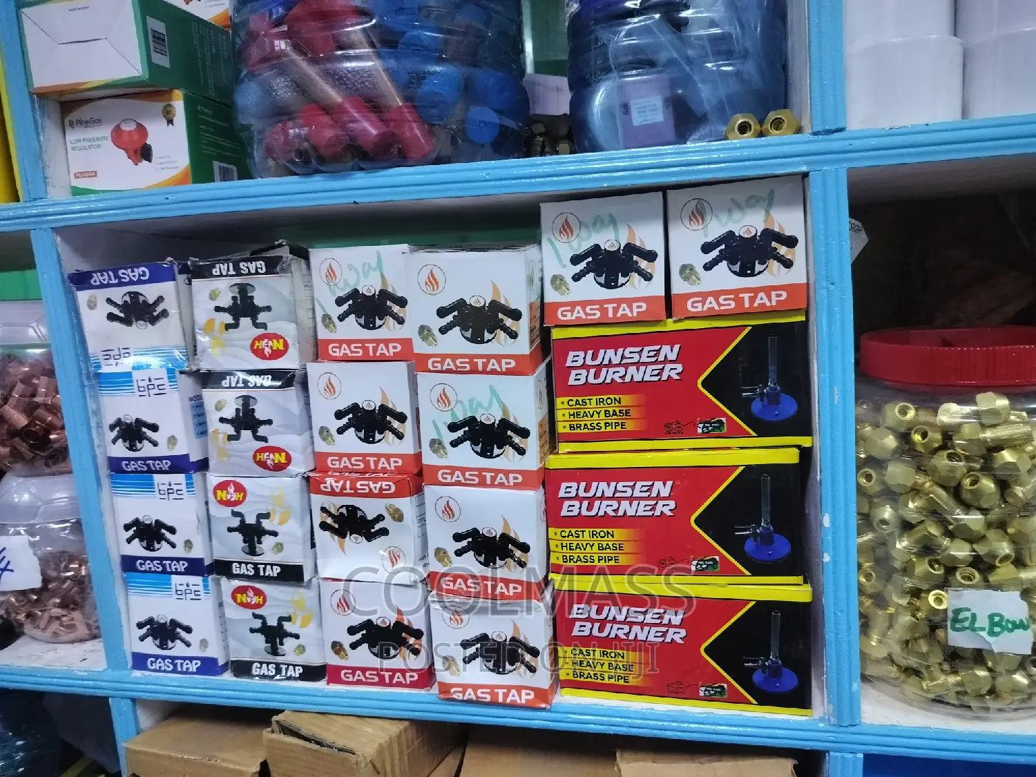 Gas Taps,Tee Joint, Elbows and Credle Clips in Nairobi Kenya