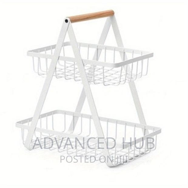 2 Tier Metallic Fruit Rack - thumbnail 3
